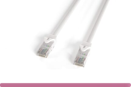 White Color Cat 6a UTP Patch Cable