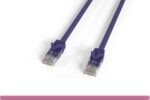 Purple Color Cat 6a UTP Patch Cable