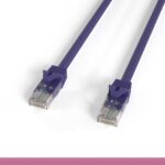 Purple Color Cat 6a UTP Patch Cable