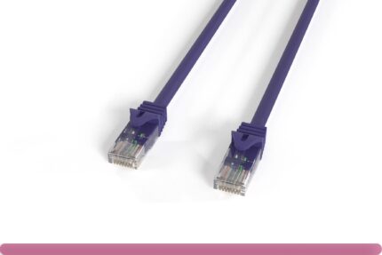 Purple Color Cat 6a UTP Patch Cable