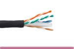 Cat. 6 CMR UTP Solid Ethernet Bulk Cable 550MHz Black