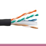 Cat. 6 CMR UTP Solid Ethernet Bulk Cable 550MHz Black