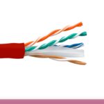 Cat. 6 CMR UTP Solid Ethernet Bulk Cable 550MHz Red