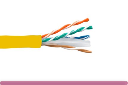 Cat. 6 CMR UTP Solid Ethernet Bulk Cable 550MHz Yellow