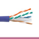 Cat. 6 UTP Stranded Ethernet Bulk Cable 550MHz Purple