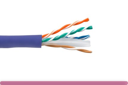 Cat. 6 CMR UTP Solid Ethernet Bulk Cable 550MHz Purple