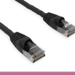 Black Color Cat 6 UTP Patch Cable