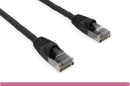 Black Color Cat 6 UTP Patch Cable