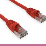 Red Color Cat 6 UTP Patch Cable