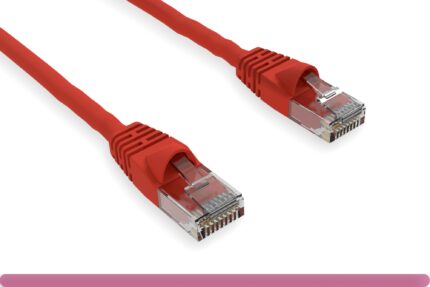 Red Color Cat 6 UTP Patch Cable