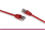 Red Color Cross Over Cat 6 UTP Patch Cable