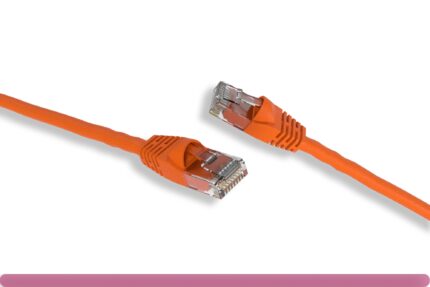 Orange Color Cross Over Cat 6 UTP Patch Cable