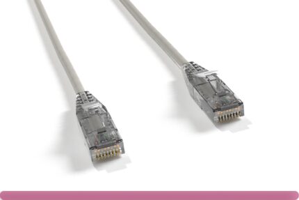 Gray Slim Cat 6 UTP Patch Cable