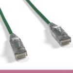 Green Slim Cat 6 UTP Patch Cable