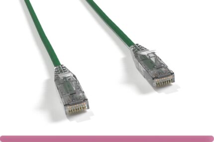 Green Slim Cat 6 UTP Patch Cable