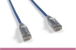 Blue Slim Cat 6 UTP Patch Cable
