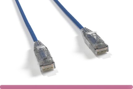 Blue Slim Cat 6 UTP Patch Cable