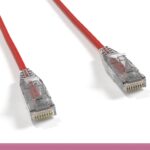 Red Slim Cat 6 UTP Patch Cable