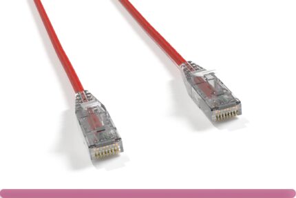 Red Slim Cat 6 UTP Patch Cable