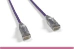 Purple Slim Cat 6 UTP Patch Cable