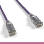 Purple Slim Cat 6 UTP Patch Cable