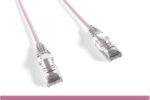 Pink Slim Cat 6 UTP Patch Cable