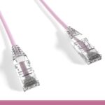 Pink Slim Cat 6 UTP Patch Cable