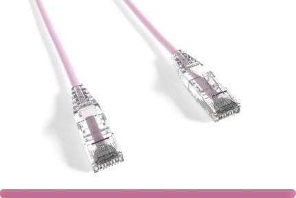 Pink Slim Cat 6 UTP Patch Cable