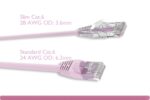 Pink Slim Cat 6 UTP Patch Cable - Image 2