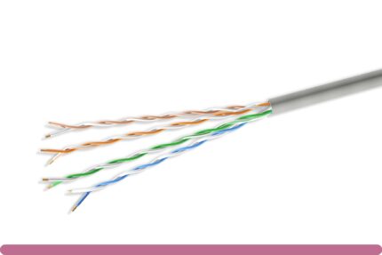 Mini Cat. 6 UTP Stranded Ethernet Bulk Cable Gray 28AWG