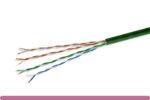 Mini Cat. 6 UTP Stranded Ethernet Bulk Cable Green 28AWG