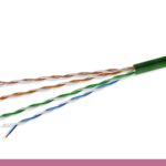 Mini Cat. 6 UTP Stranded Ethernet Bulk Cable Green 28AWG