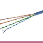 Mini Cat. 6 UTP Stranded Ethernet Bulk Cable Blue 28AWG
