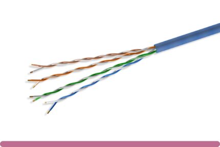 Mini Cat. 6 UTP Stranded Ethernet Bulk Cable Blue 28AWG