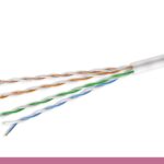 Mini Cat. 6 UTP Stranded Ethernet Bulk Cable White 28AWG