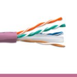 Cat. 6 UTP Stranded Ethernet Bulk Cable 550MHz Pink