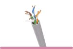 Cat. 6 UTP CMP Plenum Gray Ethernet Bulk Cable 550MHZ