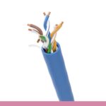 Cat. 6 UTP CMP Plenum Solid Blue Ethernet Bulk Cable 550MHZ