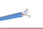 Cat. 6 CMP Plenum Solid Blue Ethernet Bulk Cable 600MHz