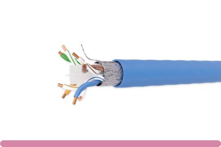 Cat. 6 STP Solid Blue Bulk Cable