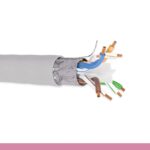 Cat. 6 STP Stranded Gray Ethernet Bulk Cable 550MHz