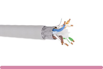 Cat. 6 STP Stranded Gray Ethernet Bulk Cable 550MHz