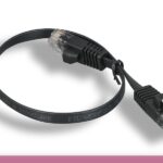 Flat Cat 6 UTP Patch Cable Black