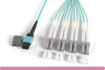 MTP® OM4 To LCU*4 Duplex Multi-Mode 8 Fibers OFNP Breakout Cable Type B - Image 2