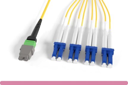 MTP® OS2 To LCU*4 Duplex Single-Mode 8 Fibers OFNP Breakout Cable Type-B