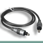Toslink to Mini Toslink Digital Optical Audio Cable