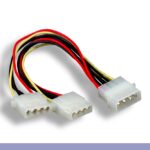 5.25" Male / 5.25" Female x 2 Internal DC Power Y Cable