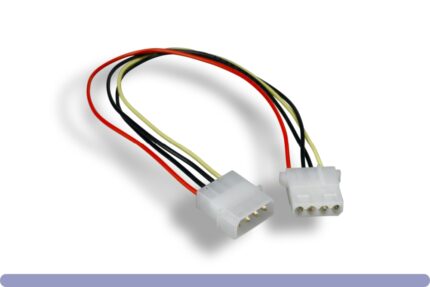 5.25" Male / 5.25" Female Internal DC Power Extension Cable