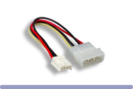 5.25" Male / 3.5" Female Internal DC Power Cable