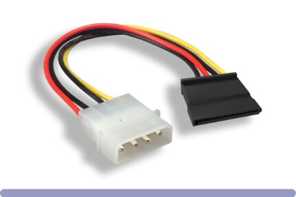 SATA 15-Pin Female to 5.25" Male DC Power Cable